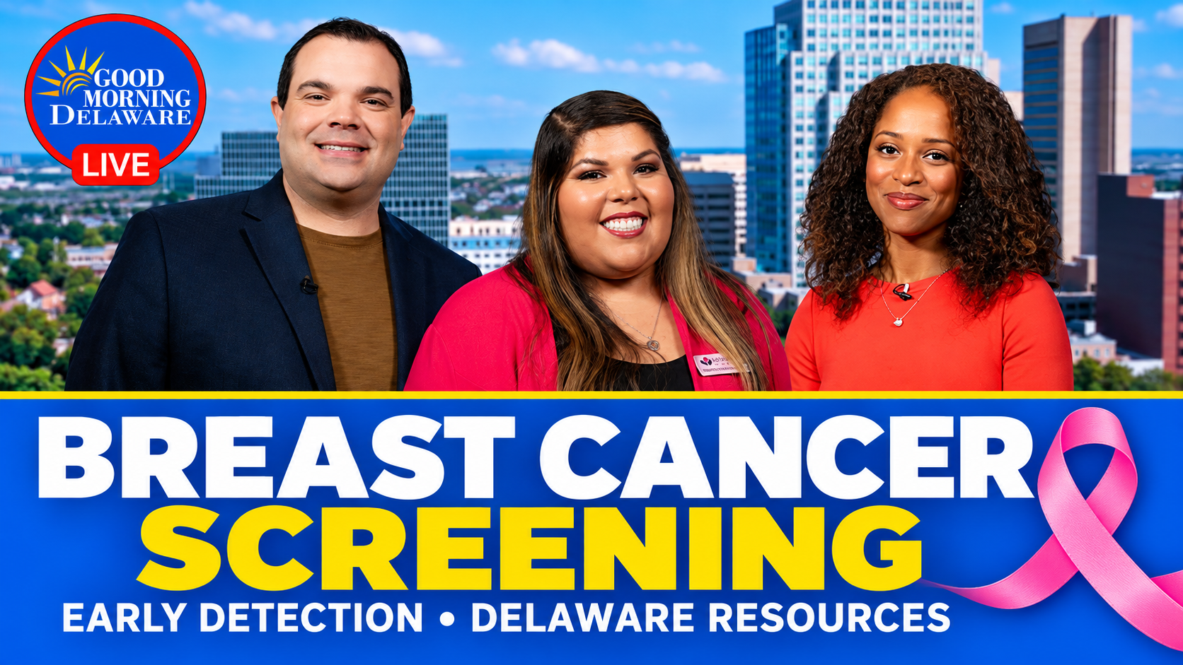 Mammogram in Delaware - Good Morning Delaware breast cancer screening segment with the Delaware Breast Cancer Coalition