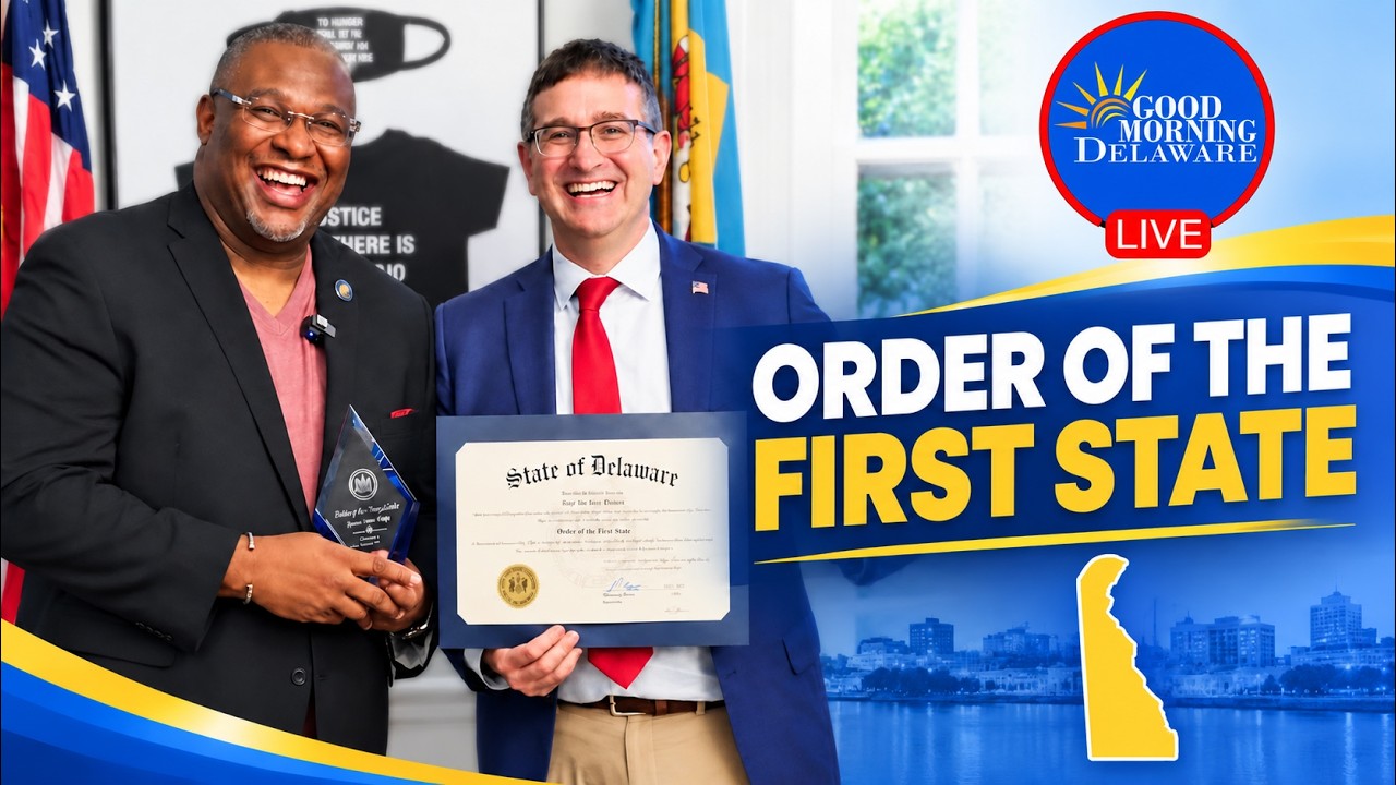 Ivan Thomas receives the Order of the First State